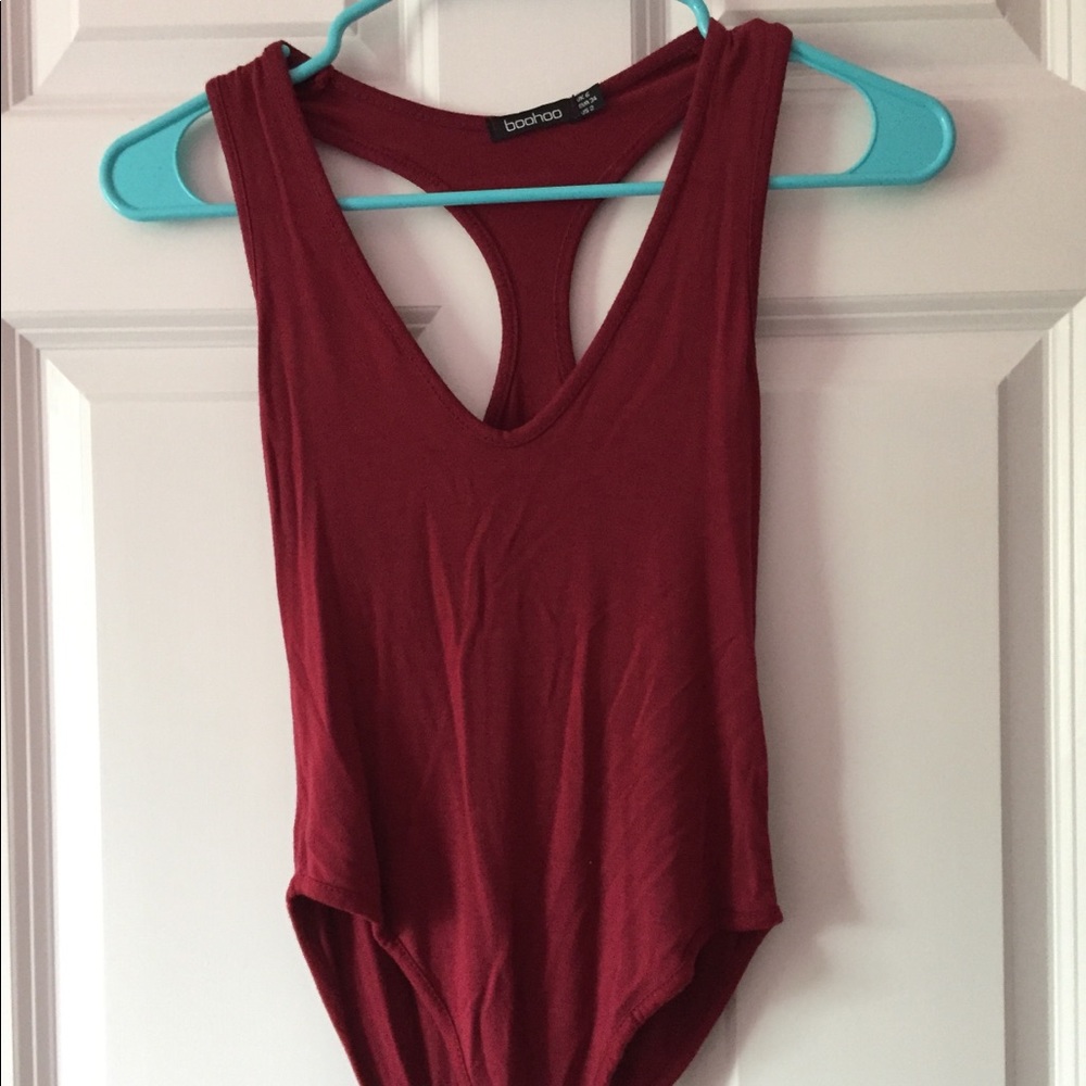 Red bodysuit